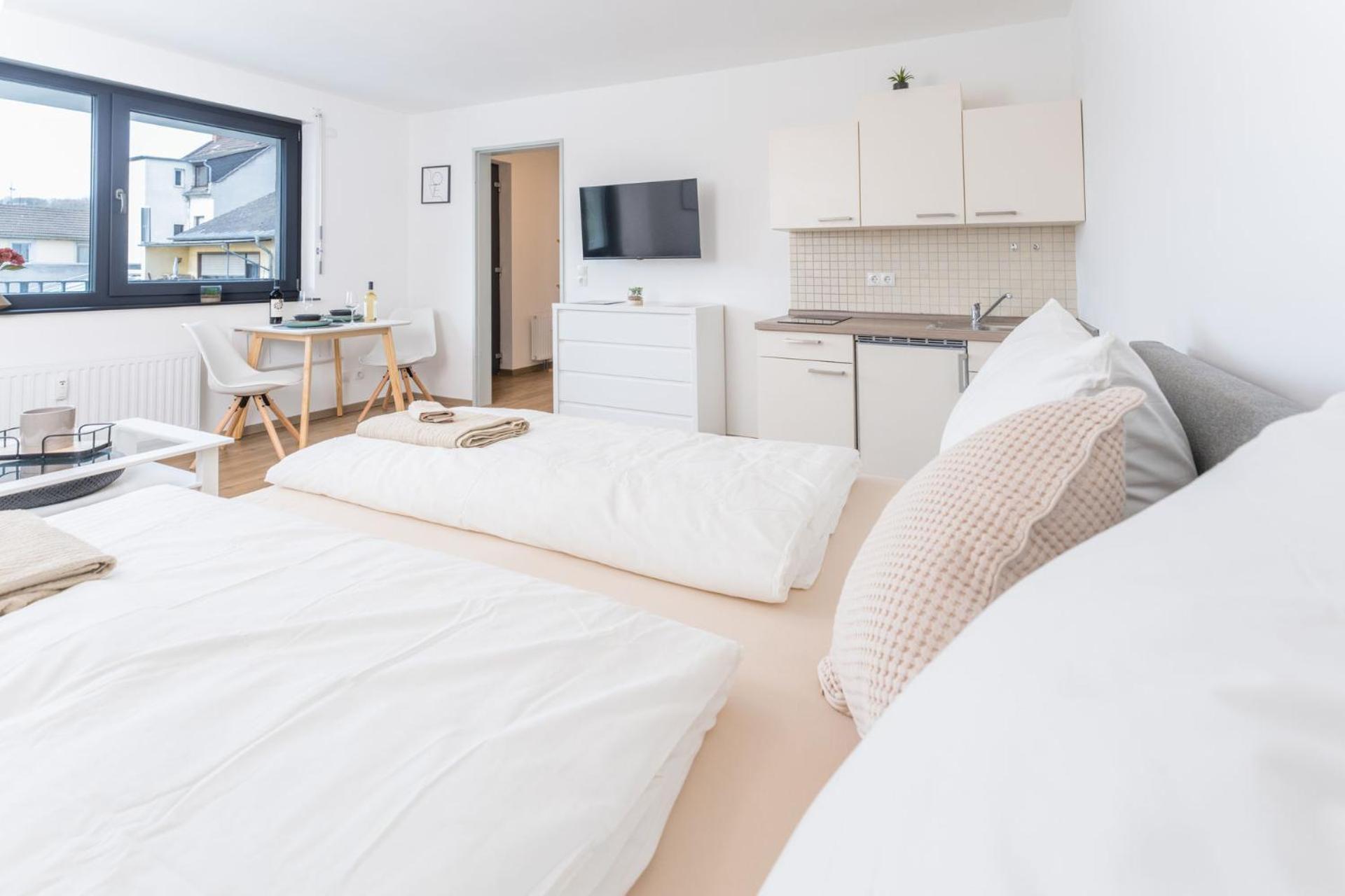 Modernes Apartment Mit Privatem Stellplatz Wenige Minuten Von Der Innenstadt & Mosel Koblenz  Bagian luar foto
